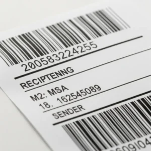 What is a shipment label?