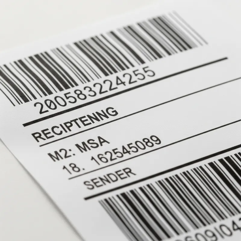 What is a shipment label?