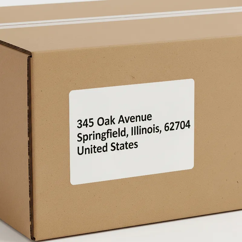 Create and Print Return Address Labels